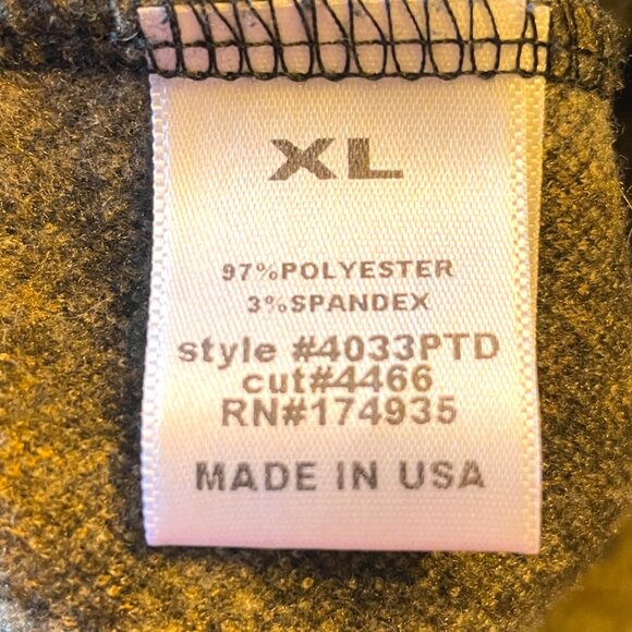 RENEE C Flannel Pants Joggers XL Elastic Waist and Leg Pocket Cabincore EUC - Picture 8 of 10